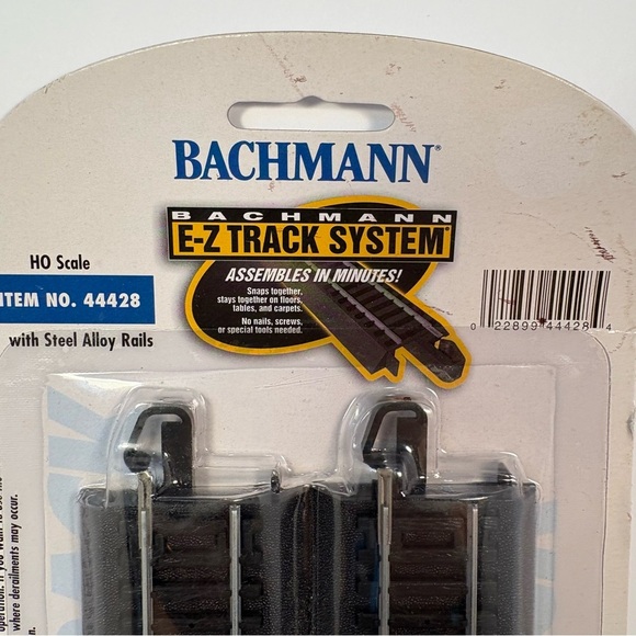 Bachmann E-Z Track System 9" Straight Rerailer Track 2 in Card Model Trains - Picture 2 of 5